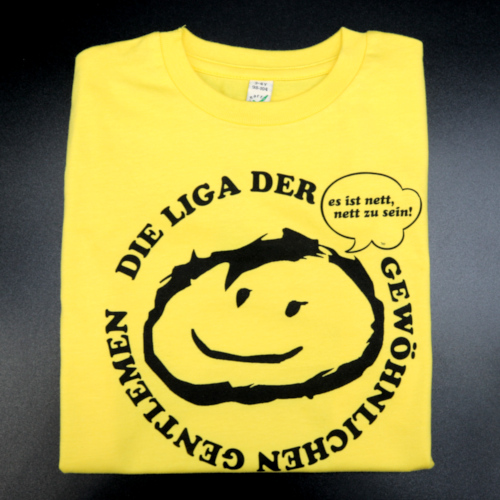 Die Liga der gewöhnlichen Gentlemen - Es ist nett, nett zu sein Kinder T-Shirt (gelb)