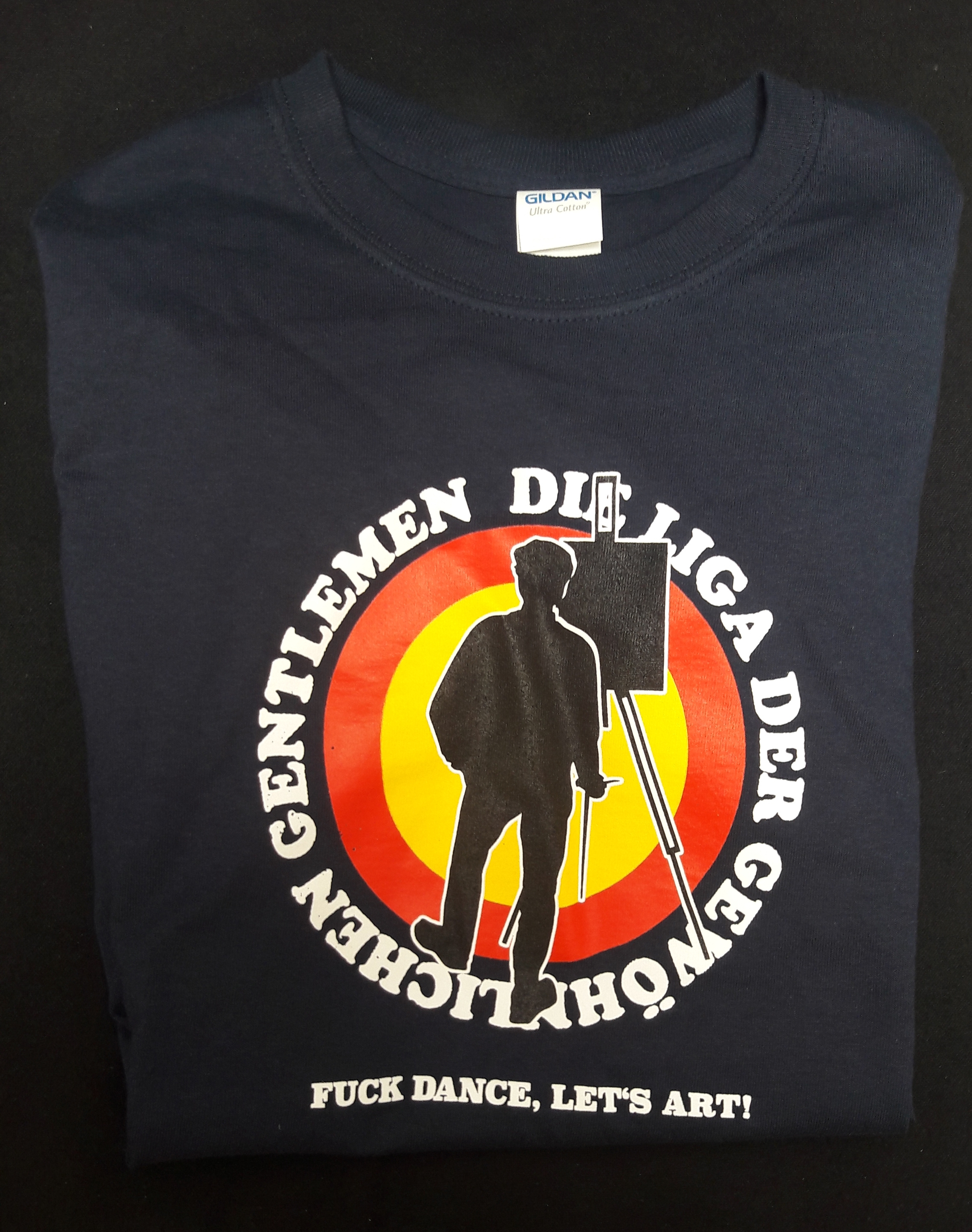 Die Liga der gewöhnlichen Gentlemen - T-Shirt / "Fuck Dance, Let´s Art!" (navy blue)