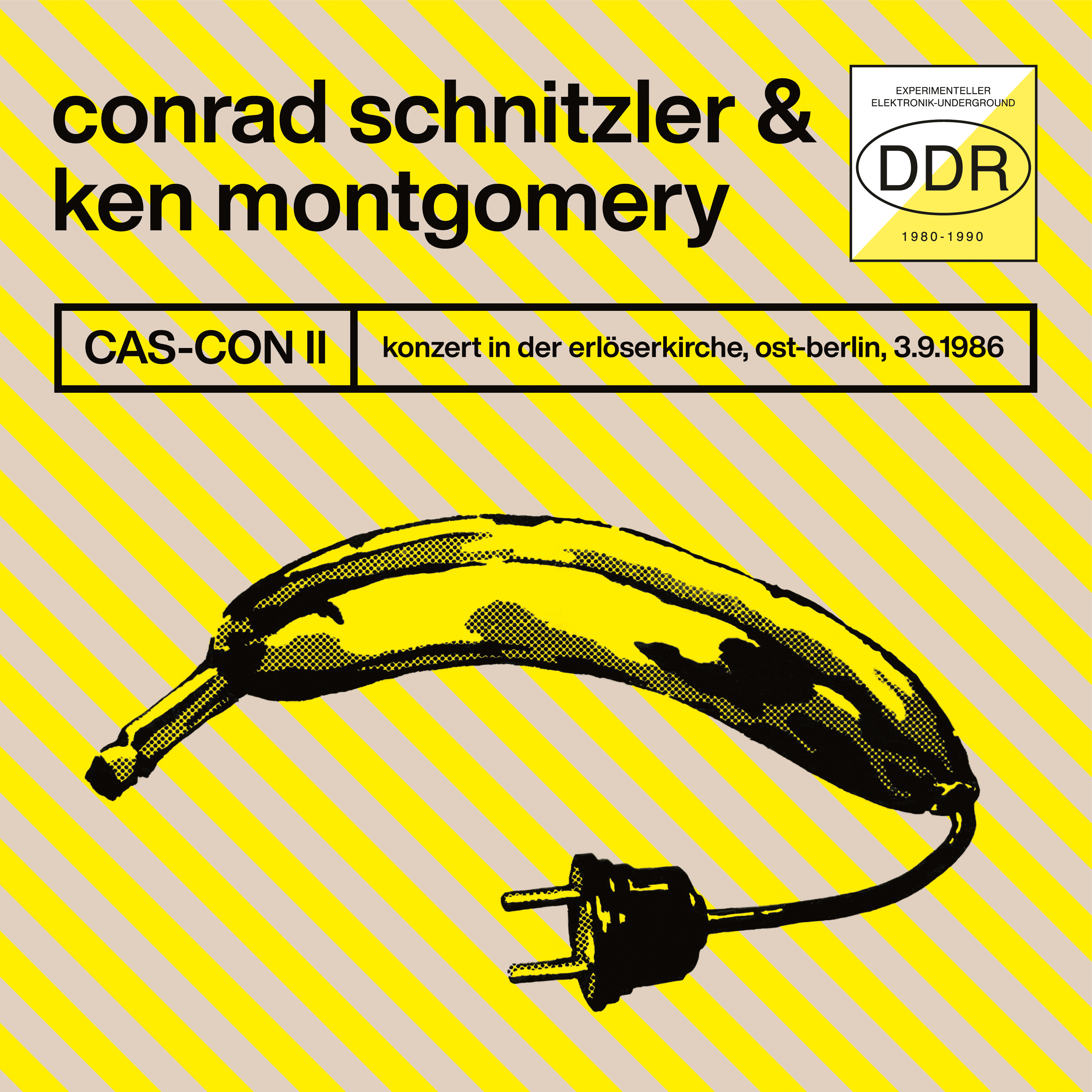 Conrad Schnitzler & Ken Montgomery - CAS-CON II - Konzert in der Erlöserkirche, Ost-Berlin, 3.9.1986 
