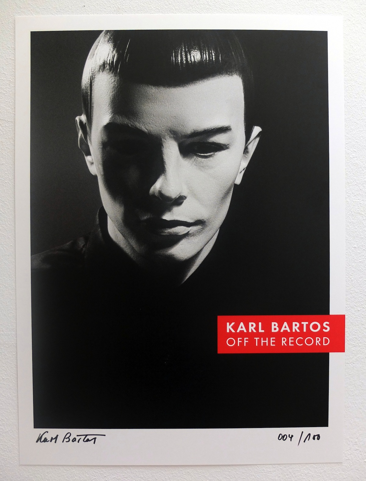 Karl Bartos "Off The Record" Art Print
