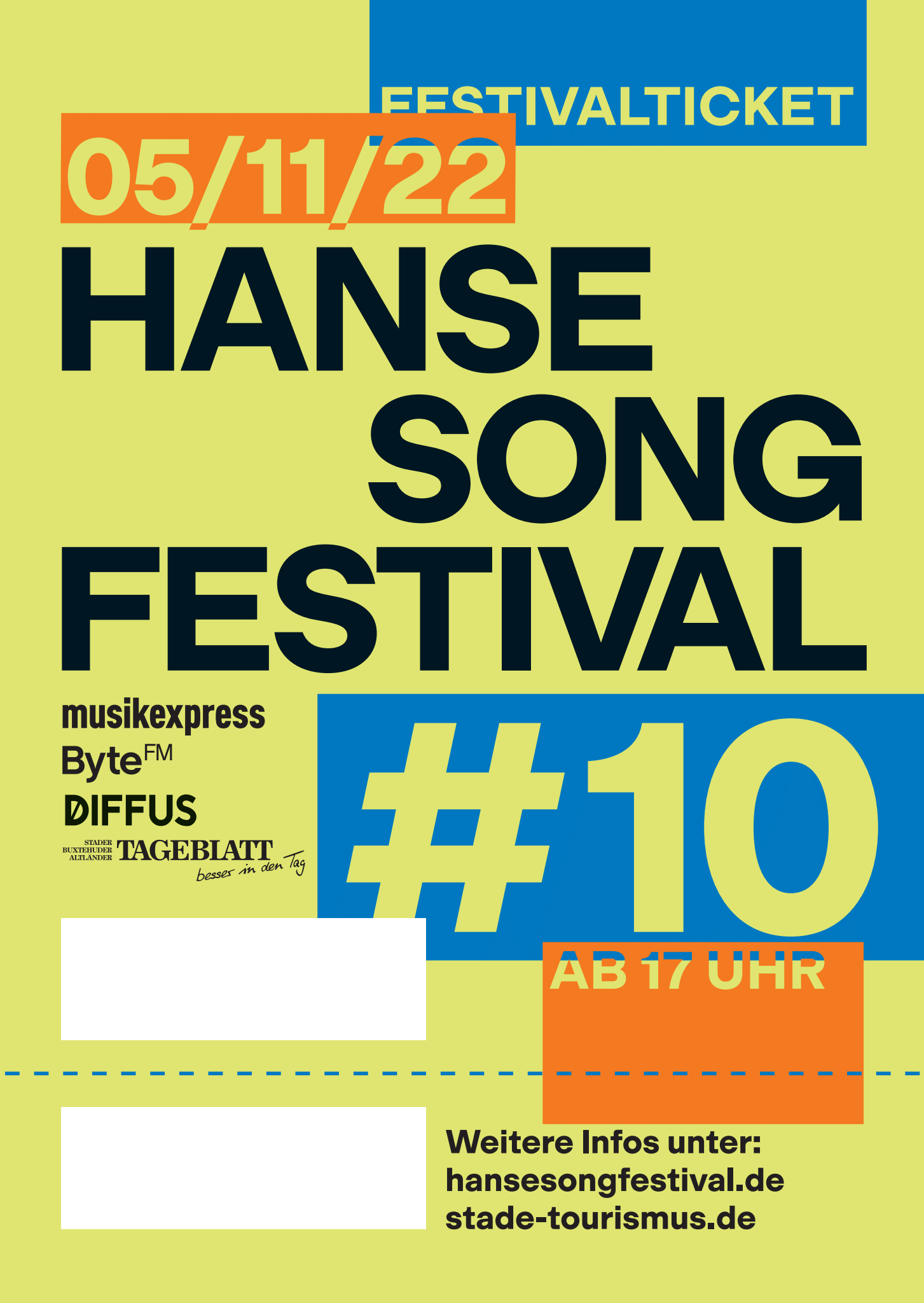 Hanse Song Festival 2022 – Festivalticket